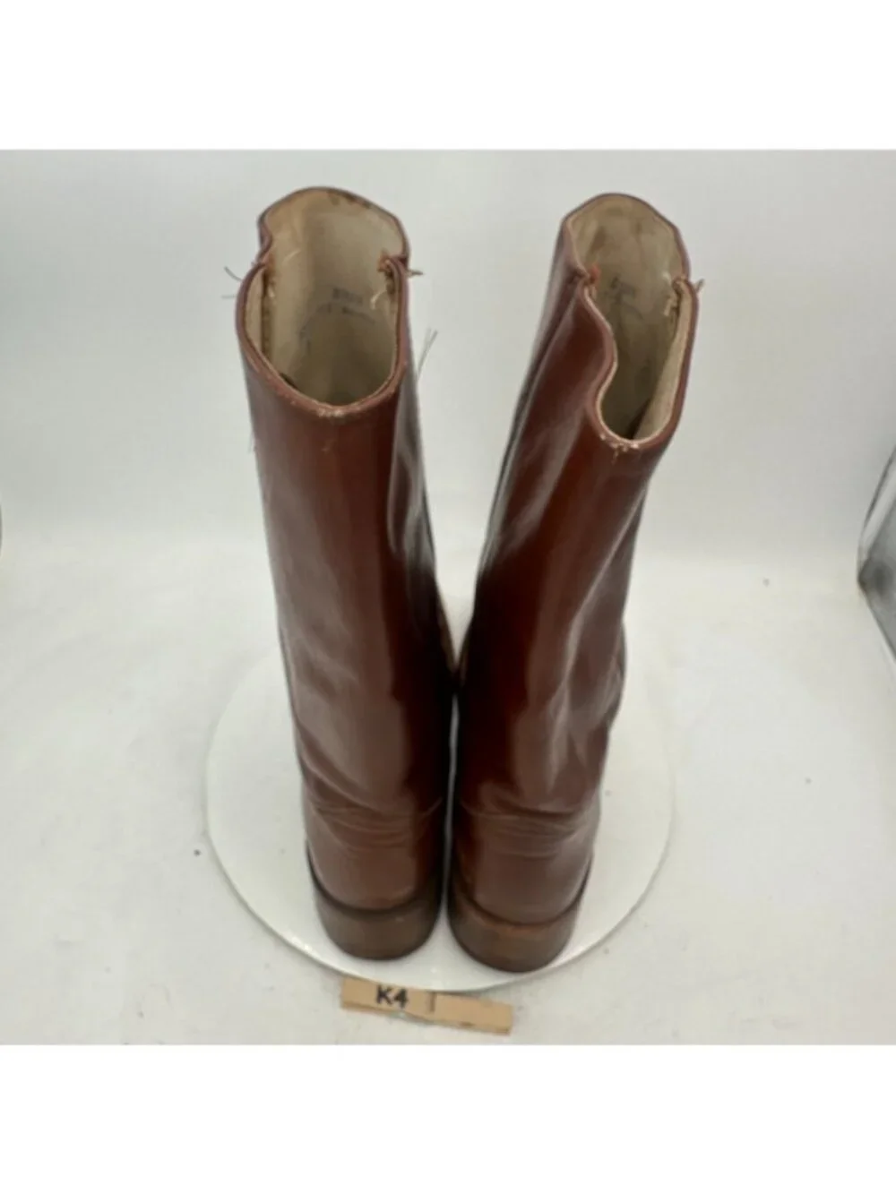 Frye 2955 Campus Size 14 D Chestnut Brown Leather Pull-On Tall Boots